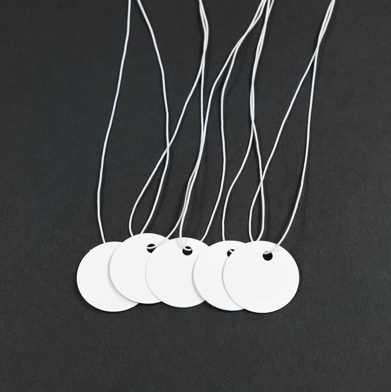 White Round Tags by Bead Landing&#x2122;, 150ct.